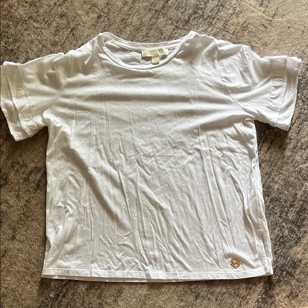 Michael Kors White Short Sleeve Tee